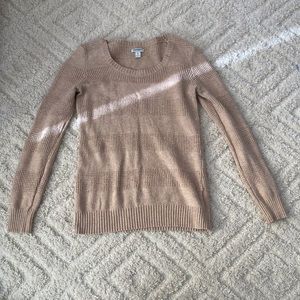 Tan old navy size small sweater